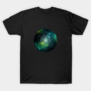 LOTUS FLOWER ASTRAL GEOMETRY - FOR EDUCATED COOL-DUDES LIKE YOURSELF T-Shirt